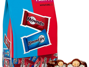 Mounds and Almond Joy Miniatures 2-Pounds as low as $8.45 Shipped Free (Reg. $11) – Stuff stockings, Christmas party favors and candy bowls!