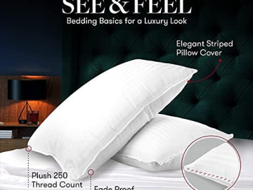 Today Only! Set of 2 Gel Bed Pillows from $27.99 Shipped Free (Reg. $39.99+) | FAB Ratings! $14 each for Queen, $21 each for King