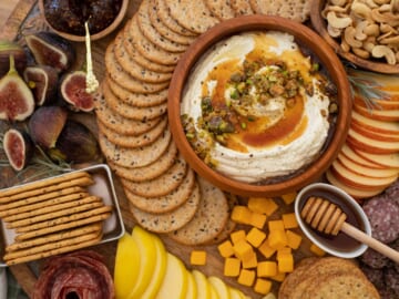 Start A New Holiday Tradition With Breton Crackers And Try My Whipped Feta Dip with Hot Honey and Pistachios