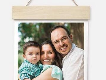 Wood Hanger Board Print