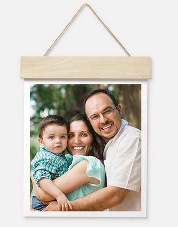 Wood Hanger Board Print