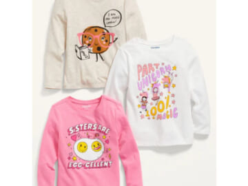Today Only! $4 Graphic Tees for Girls + for Boys + $5 for Women + for Men – Includes Toddler Tees