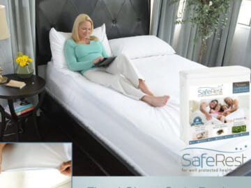 Today Only! SafeRest Premium Hypoallergenic Waterproof Mattress Protectors from $15.97 (Reg. $25+) – 204K+ FAB Ratings! Vinyl Free