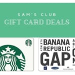 Sam’s Club | Gap & Starbucks Gift Card Deals
