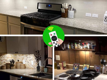 Get Light Anywhere in Your Home with these FAB Wireless LED Light Strips (4 Pack) with Remote, Just $19.99 + Free Shipping!