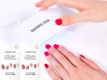 FREE Mini LED Lamp with Purchase of 64 or 68 Count Dashing Diva Glaze Gel Strips