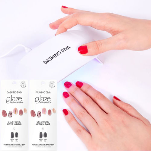 FREE Mini LED Lamp with Purchase of 64 or 68 Count Dashing Diva Glaze Gel Strips