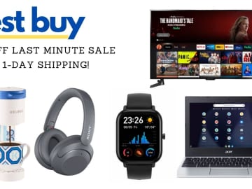 Best Buy Last Minute Flash Sale | 50% off Top Gifts + Free 1-Day Shipping!