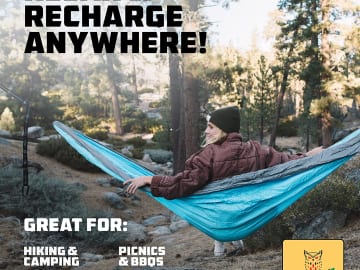 Today Only! Wise Owl Outfitter Hammocks and Camping Pillows from $13.56 (Reg. $20+) – Thousands of FAB Ratings!