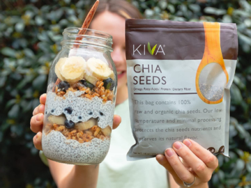 Kiva Organic Raw Chia Seeds 16 oz. Bag as low as $5.91 Shipped Free (Reg. $9.90) – FAB Ratings! | Premium, Raw, Non-GMO, Gluten-Free, Vegan, Natural