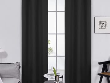 Today Only! Deconovo Solid Room Darkening Thermal Insulated Blackout Curtain Panel $11.62 (Reg. $20) – 47K+ FAB Ratings! + MORE Curtain Deals