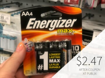 Energizer Batteries As Low As 58¢ At Publix