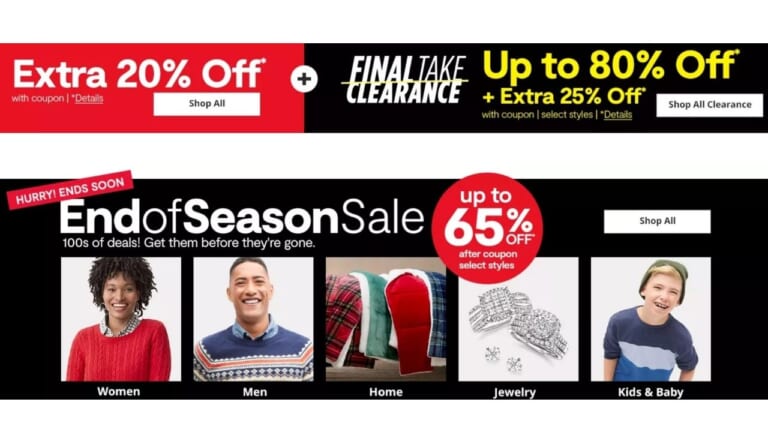 JCPenney | Up To 80% Off Clearance Items