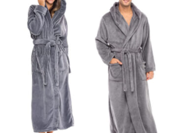 Today Only! Alexander Del Rossa Hooded Plush Fleece Robes for Men and Women $31.99 Shipped Free (Reg. $60) – Thousands of FAB Ratings! Multiple Sizes and Designs