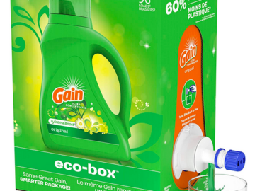 Gain Liquid Laundry Detergent Soap Eco-Box