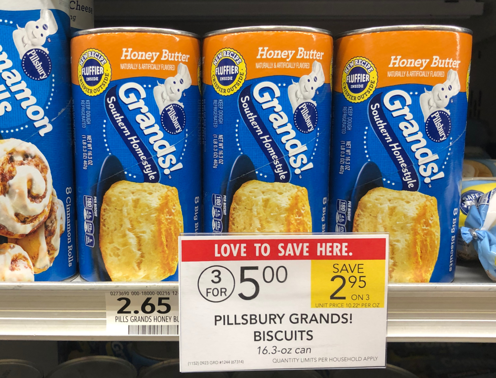 Pillsbury Grands Biscuits Just $1.33 Per Can At Publix on I Heart Publix 1