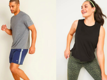 Old Navy: Men’s and Women’s Activewear Tops only $7!