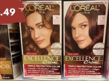 L’Oreal Excellence Hair Color Printable | $5.49 at Walgreens