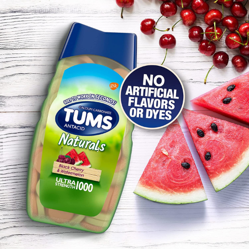 190-Count TUMS Naturals Antacid Tablets as low as $4.94 Shipped Free (Reg. $12.99) | 3¢ each tablet!