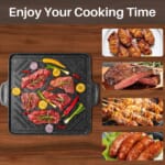 Nonstick Griddle Plate Square Grill Pan $17.50 After Code (Reg. $34.99) + Free Shipping – FAB Ratings! 2,300+ 4.7/5 Stars!