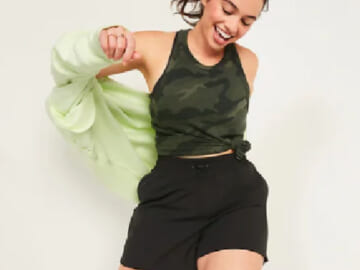 Today Only! Old Navy Active Women’s Tops from $5 (Reg. $12+) + $7 Men’s Shirts and Shorts
