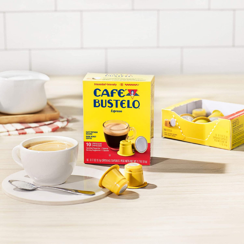 40-Count Café Bustelo Espresso Dark Roast Coffee as low as $16.77 Shipped Free (Reg. $23.96) | FAB Ratings! 42¢ each capsule!