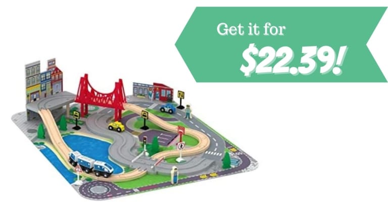 Imaginarium 40-Piece Train Set For $22.39