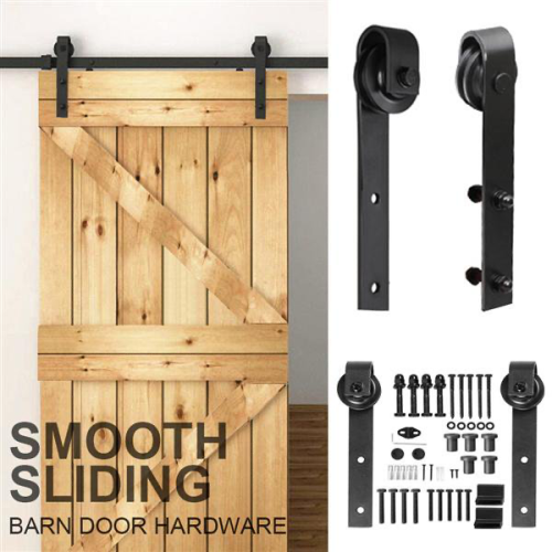 Make Hanging Your Barn Door a Breeze with this 6.6 Ft Door Hanging Hardware Kit, Just $36.99 + Free Shipping!