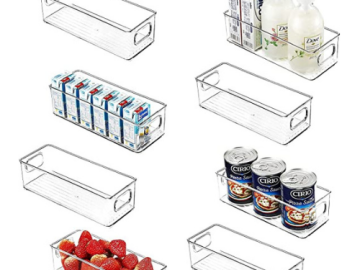 Set of 8 Refrigerator Organizer Bins $20.98 After Code (Reg. $39.96) + Free Shipping – FAB Ratings! | $2.62 each