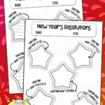 Free Kid’s New Year’s Resolution Worksheet