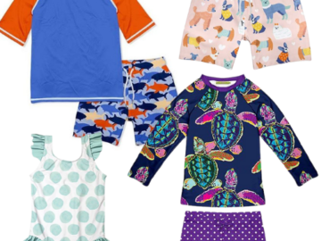 Kids’ Swimwear from $16.99 (Reg. 25) – Lots of cute colors & patterns!