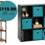 9-Cube Bookshelf Storage for $79.99