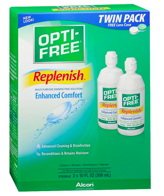 Opti-Free or Clear Care Contact Solution (2-Pack) only $6.99 at Walgreens!