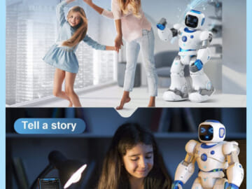 Today Only! Ruko Smart Robots for Kids with Voice and App Control $43.99 Shipped Free (Reg. $75) – 3,300+ 4.4/5 stars + More ROKU Tech Toys