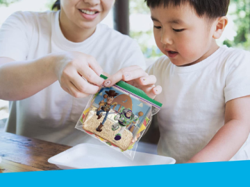 66-Count  Ziploc Snack Bags as low as $2.39 (Reg. $4.09) | 4¢/Bag – Features Fun Pixar Characters!