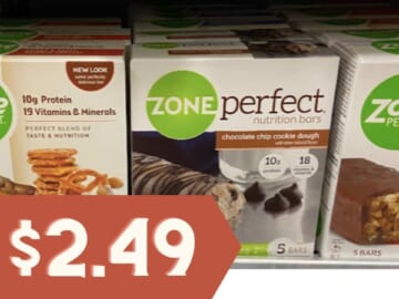$2.49 ZonePerfect Bar 5-Packs | Kroger Mega Deal