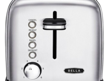 Bella - Classics 2-Slice Wide-Slot Toaster