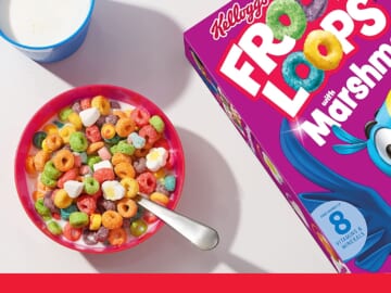 4 Boxes Kellogg’s Froot Loops Kids Breakfast Cereal Variety Pack as low as $9.58 Shipped Free (Reg. $12) – $2.40/ box, Includes Froot Loops and Froot Loops with Marshmallows