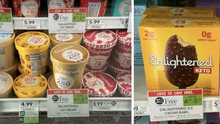 $2.57 Enlightened Keto Ice Cream Bars or Pints