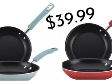 Rachael Ray 2-Piece Skillet Set for $39.99