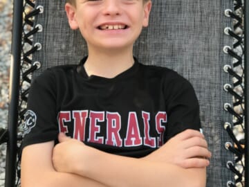 relaxing in zero gravity chair