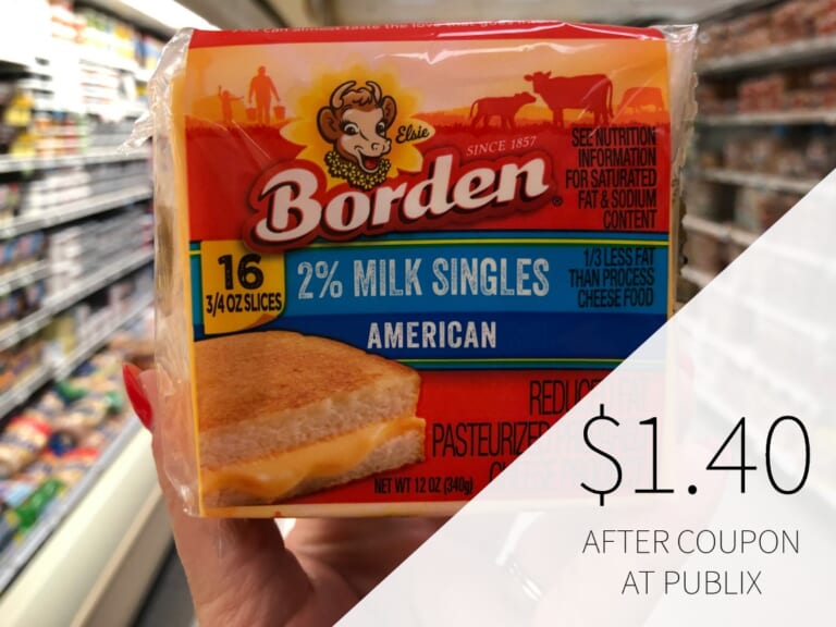 Borden Cheese Only $1.75 Per Pack At Publix