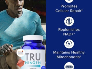 Today Only! 30 Count 300-mg TRU NIAGEN NAD+ Booster Supplement as low as $26.13 Shipped Free (Reg. $47.30) – 4K+ FAB Ratings! For Cellular Energy Metabolism & Repair – $0.87/ capsule/ $0.74 for 90-Ct/ $0.40 for 150-mg 120-Ct