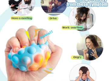 4-Pack Stress Relief Balls $11.99 After Code (Reg. $20) | $2.99/ball – FAB Ratings!