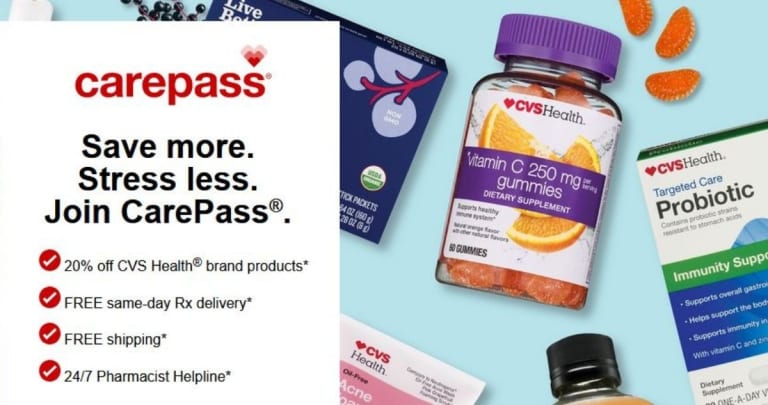 First Month of CVS CarePass for Free