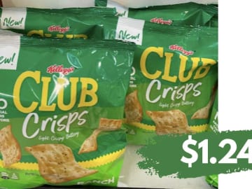 $1.24 Keebler Club Crisps Crackers