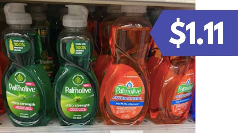 Palmolive Dish Liquid for $1.11 | Walgreens Deal