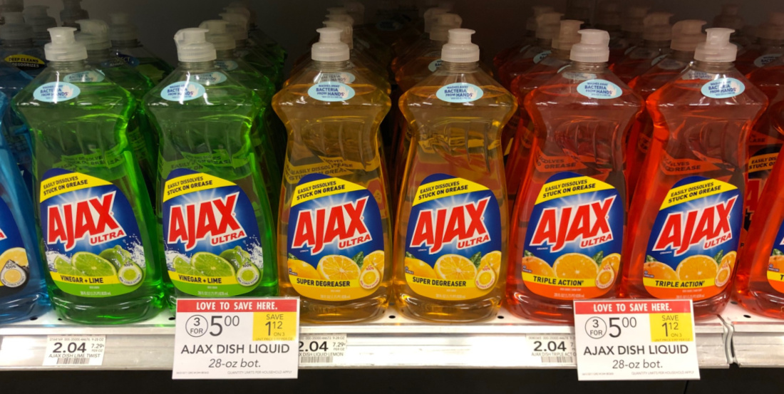 Ajax Dish Liquid Only $1.17 At Publix on I Heart Publix