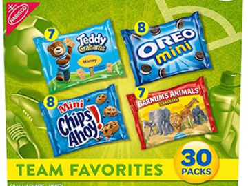 Nabisco Team Favorites Variety Pack (30 count) only $6.63 shipped!