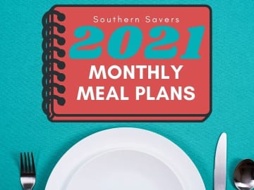 A Year of FREE Monthly Meal Plans